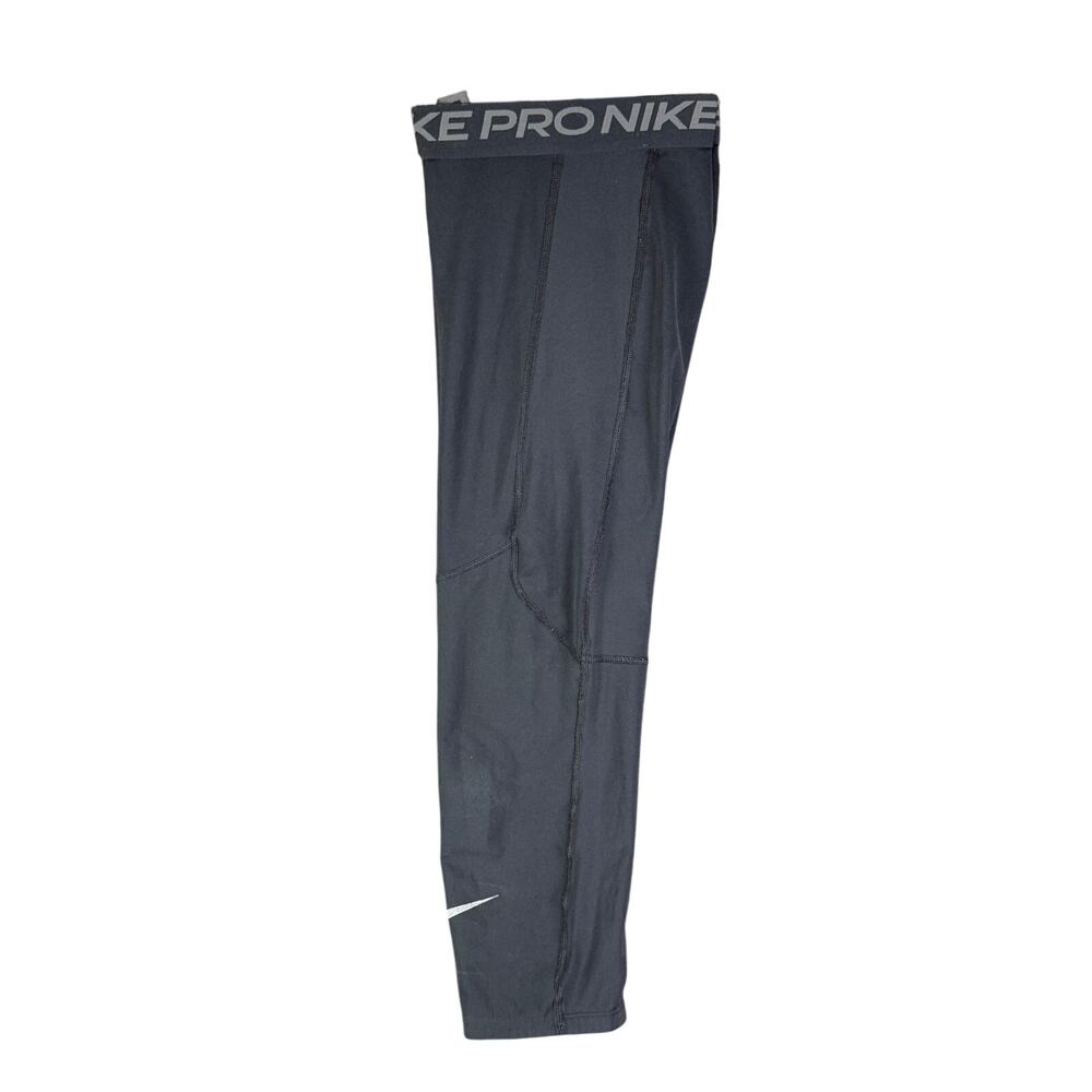 Nike Pro Combat Compression 3/4 Tights Tight Fit‎ Activewear Black Youth XL GUC